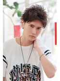 爽やか好印象アップバング!【ラギットリバースショート】