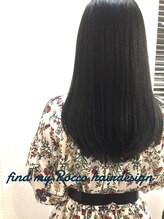 ファインド マイ ロッコ ヘアーデザイン(find my Rocco hair design) ネイビーカラー