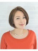 大人ショートボブ