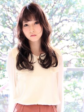 エムスラッシュ ソル センター南(M.SLASH SOL) ■SOLセンター南・6★■フリンジバングｘ暗髪♪大人ロング