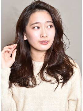 ペスカ 清田店(pesca) ウエーブ　かき上げ　セミロング　×PESCA札幌清田店