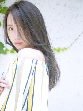 ロンド ルージュ 銀座店(Lond rouge) ロングレイヤー 抜け感あるアッシュブラウン