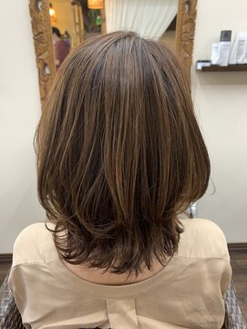 パチャールヘアー(PACAR HAIR) 細ハイライト×パープルベージュ