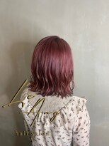 レアング(LeAng)&nbsp;#王道外ハネボブ&#ピンクパープル