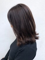 モルニ(MORNI)&nbsp;モカブラウン_マロンベージュ Aラインボブ かきあげ
