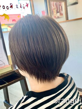 オレンジ(orange) 【orange大分賀来】ショートスタイル・アッシュカラー
