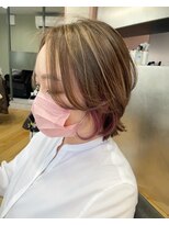 カームバイリコ 学芸大学(calm by liko)&nbsp;美髪/大人かわいい/こなれミディ/サンドベージュ[学芸大学]