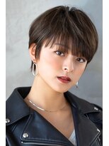 ケアリー 流山おおたかの森(Carelly)&nbsp;大人かわいい前髪セシルカットココアブラウンフリンジウェーブ