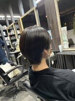 アローズ 荒尾店(arose)&nbsp;くびれショートボブスタイル 縮毛矯正矯正 艶髪