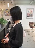 ＊ぱっつんミニボブ×黒髪＊