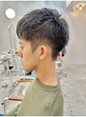 刈り上げベリーショート束感ビジネスヘアメンズヘア短髪