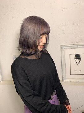 ラクレ(d.la cle) 透明感オーキッドとボブ【ラクレ/西大分】