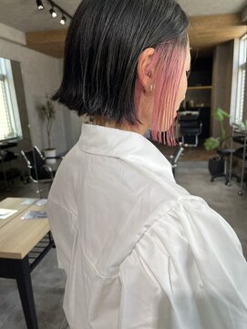 サクラ 岐阜(SAKURA) インナーカラー インナーピンク