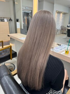 アリープパロット(ALEAP parrot) ミルクティーアッシュ/ストレートロング【ALEAP parrot sayaka】