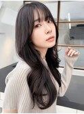 【艶感オルチャンヘア】韓国レイヤー巻き髪大人可愛い小顔カール