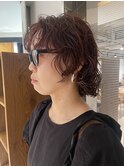 カーリーボブウルフ