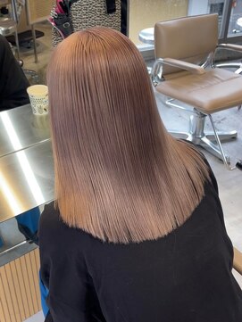 リムレスバイサンク 万代 新潟駅(LIMLESS by cinq) インナーカラーケアブリーチイヤリングカラーハイライトレイヤー