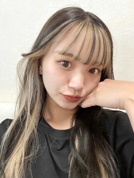 ロンドヴァリー 渋谷店(Lond vallee) イメチェン外ハネボブワイドバングホワイトブロンド美髪韓国