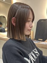 ヒビヲ(HIBIO)&nbsp;ブラウンカラーミルクティーベージュブリーチなしダブルカラー