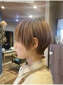大人かわいい丸みマッシュショート・ショートボブ