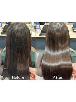 髪質改善ヘアエステと縮毛矯正で傷んだ髪を徹底補修！適切なケアで美しいナチュラルなストレートへ♪