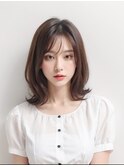 ナチュラルくびれヘアで柔らかい大人の抜け感♪