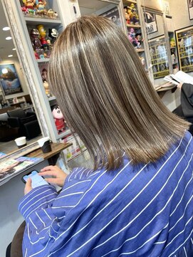 ヘア メイク ココ(hair make coco) コントラストカラー×透け感★