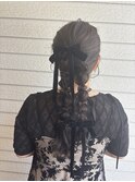 ツイン編み下ろし
