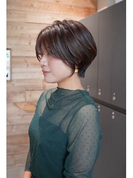 ベイショア(Bay Shore NY) 大人ショートオリーブグレージュ