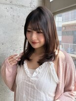 ヌイ 横浜(nui) くびれヘアアプリコットオレンジ
