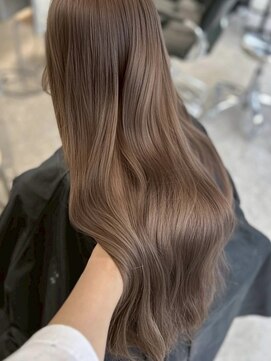 ペレ 梅田(PELE) くびれヘア／アプリコットオレンジ/夏のヘアアレンジ/梅田