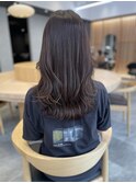 艶やかなシックなブラウン×ロング　　村田