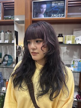 プランタンアヴェダ(printemps AVEDA) セクションカラー×パーマ