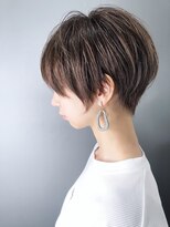 ラウンジ モリオ イケブクロ(Lounge MORIO Ikebukuro)&nbsp;20代30代小顔大人ショートボブ丸みショート池袋