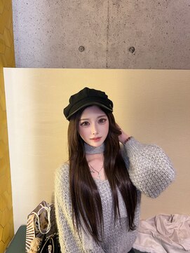 艶ナチュラルブラウン／岡山エクステ