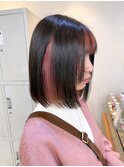 ◯インナーカラーピンク