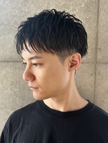 ブルニール 中崎町(BLEUNIR) ツーブロック アップバング 爽やか メンズ