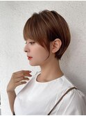 大人ガーリー/白髪前髪/ショートボブ/20代30代40代50代/池袋