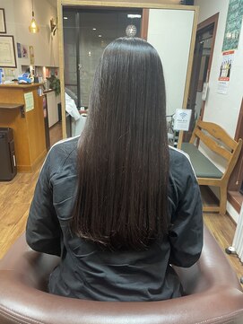 ステップ ヘア(step hair) サラサラロング