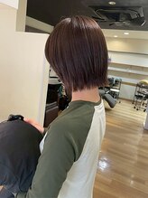 ラファンス 栗林店(LaFENCE) 透明感ブラウン/ショート/ボブ/レイヤーカット
