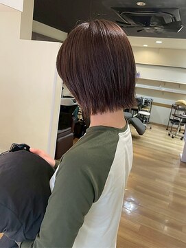 ラファンス 栗林店(LaFENCE) 透明感ブラウン/ショート/ボブ/レイヤーカット
