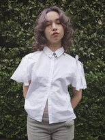 ランプ 代官山(the lamp)&nbsp;ハイトーンアッシュラベンダーミディアムレイヤースタイル