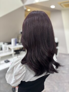 ルルクス ヘアーサロン(LuLux) 【暗髪でも盛れる】ほんのりパープルが隠れる大人艶カラー