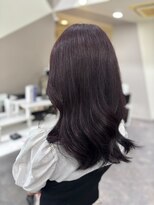 ルルクス ヘアーサロン(LuLux) 【暗髪でも盛れる】ほんのりパープルが隠れる大人艶カラー