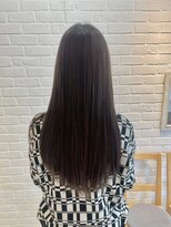 インデックスヘアー 錦糸町店(in'dex hair)&nbsp;髪質改善グレージュカラーカーキベージュレイヤーロング錦糸町