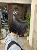 縮毛矯正×ショートボブ