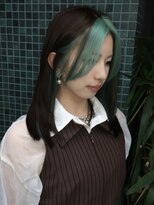 オルン(ORGN.)&nbsp;フェイスフレーミング 顔周りデザイン ミント チョコミント