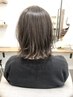 透明感カラー+似合わせカット+ミルボン2stepトリートメント ¥10,000