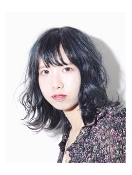 エトワール(Etoile HAIR SALON) 暗髪ダークブルー