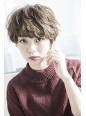 すっきり×ふんわりマッシュショートボブ
